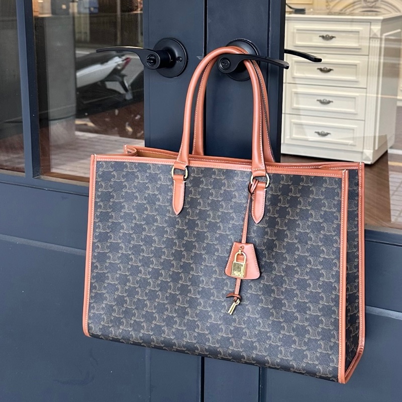 CELINE 老花凱旋門CABAS托特包-0