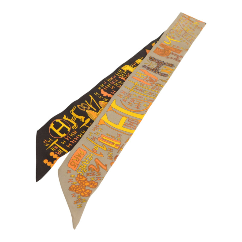 HERMES 絲質Twilly絲巾-0