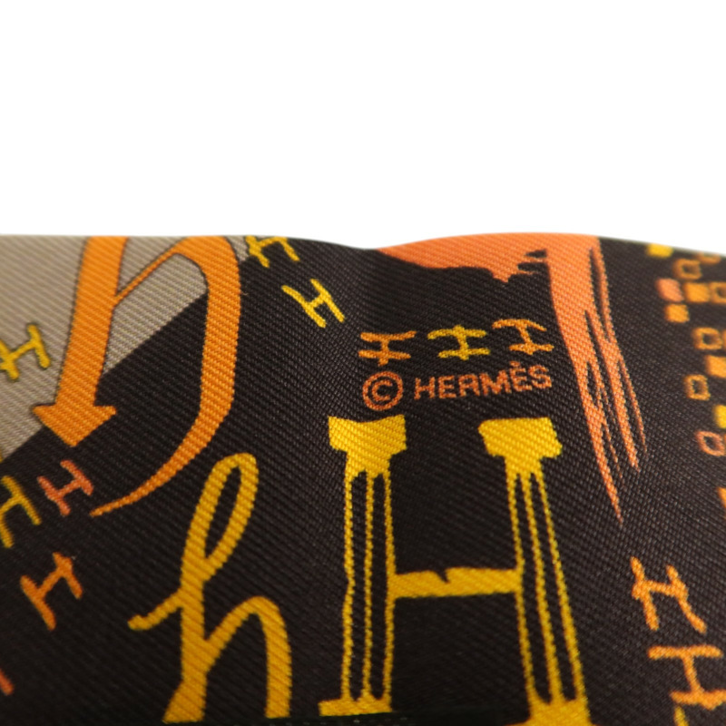 HERMES 絲質Twilly絲巾-5