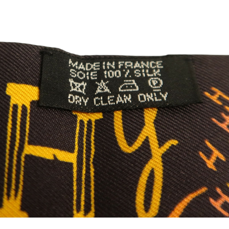 HERMES 絲質Twilly絲巾-6
