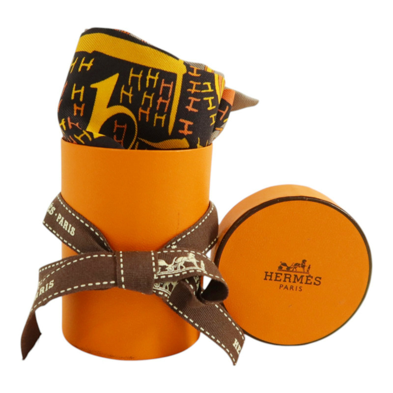 HERMES 絲質Twilly絲巾-7