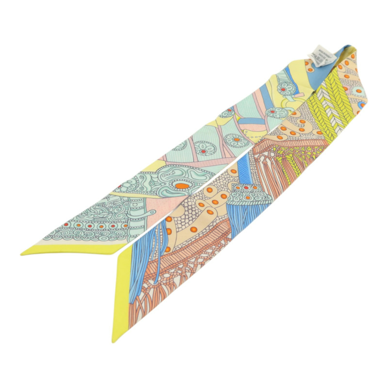 HERMES 【Hermes Fair】絲質Twilly絲巾-3