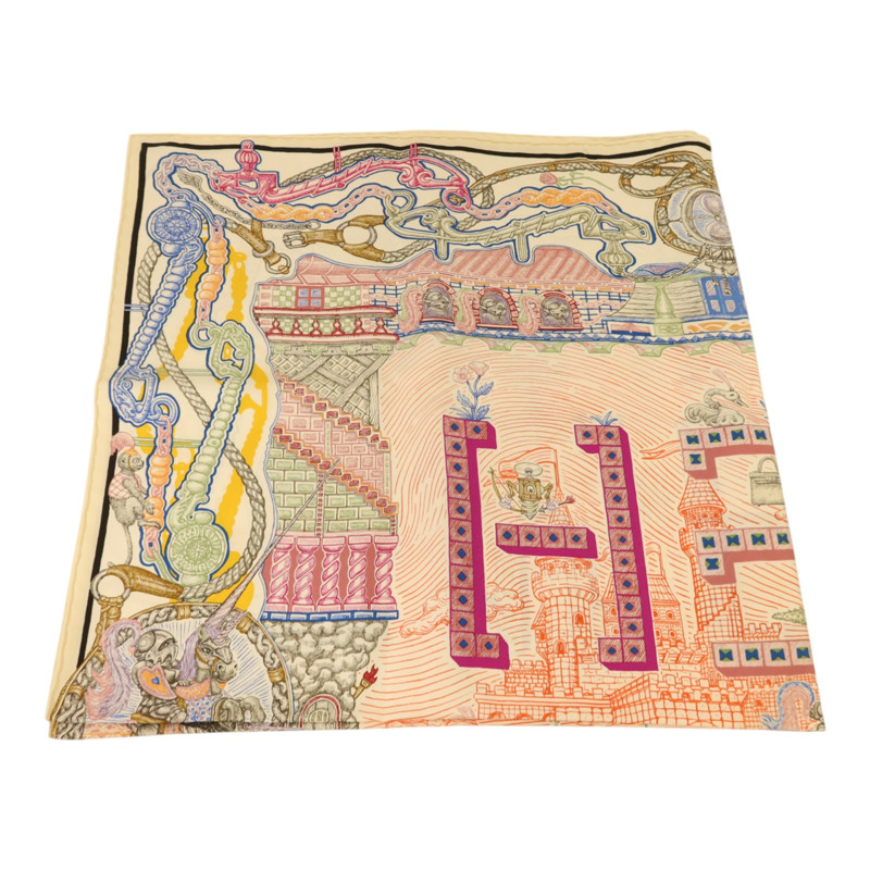 HERMES 絲質Scaft 90x90絲巾-3