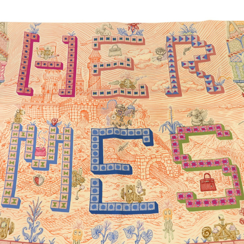 HERMES 絲質Scaft 90x90絲巾-5