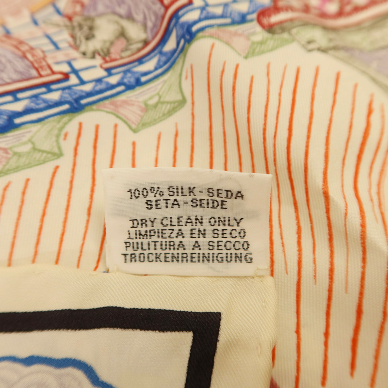 HERMES 絲質Scaft 90x90絲巾-8