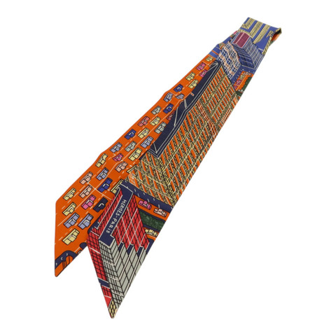 HERMES 絲質Twilly絲巾