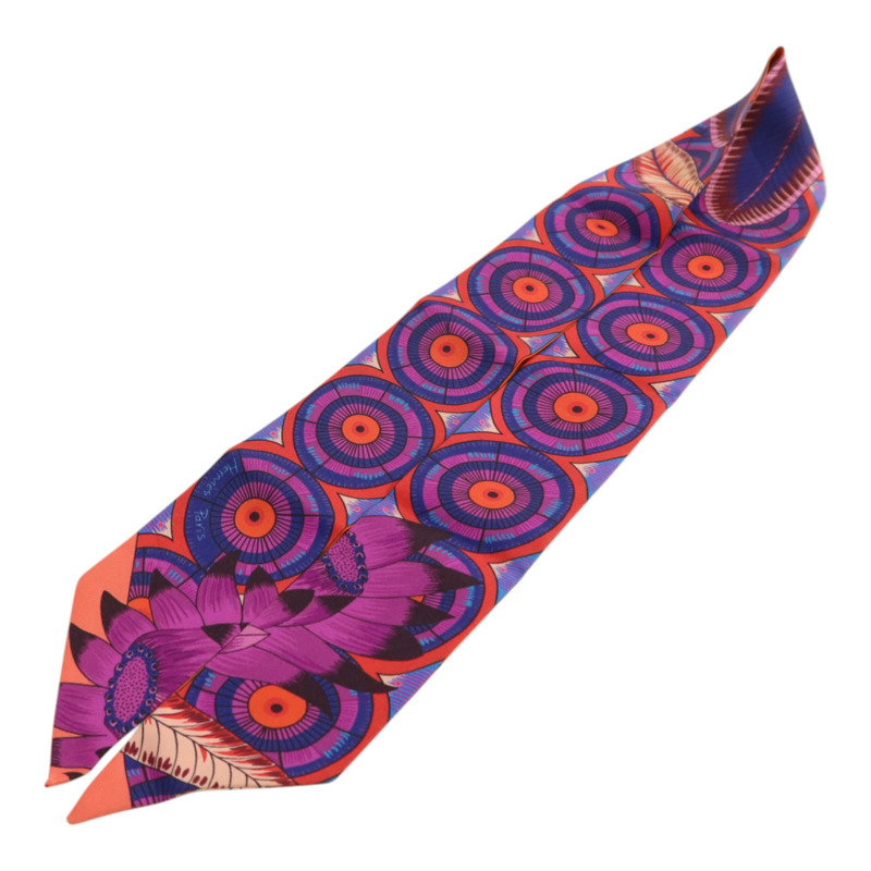 HERMES 絲質Twilly絲巾-2