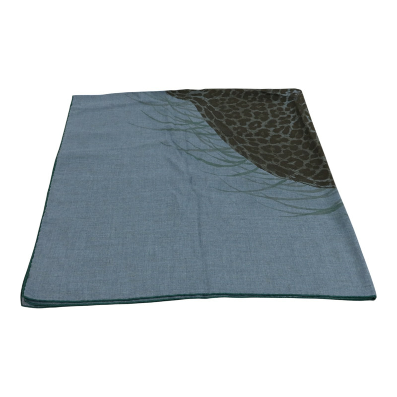 HERMES 羊絨/絲質Scarf 140x140圍巾-4