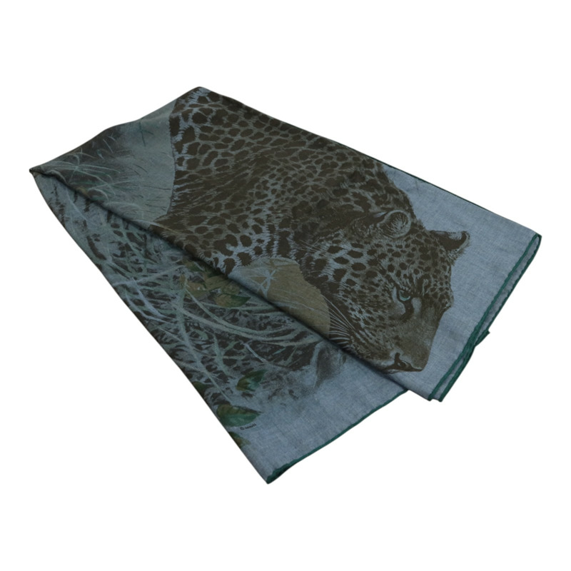 HERMES 羊絨/絲質Scarf 140x140圍巾-5