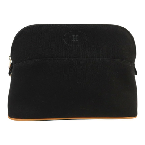 HERMES 【Hermes Fair】帆布Bolide Case Medium銀扣手拿包