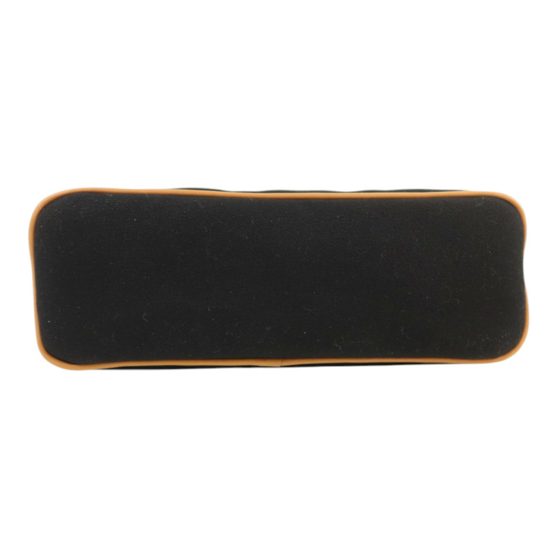 HERMES 帆布Bolide Case Medium銀扣手拿包-3