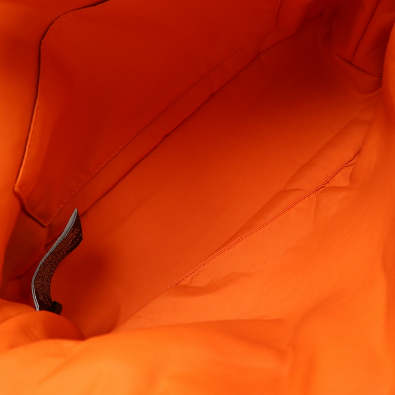 HERMES 帆布Bolide Case Medium銀扣手拿包-4