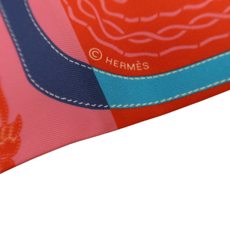 HERMES 絲質Max Twilly絲巾-5