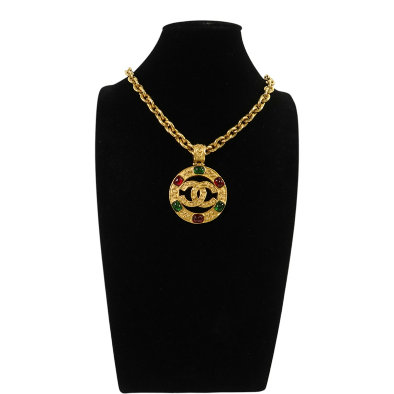 CHANEL 金屬Vintage Necklace項鏈-7