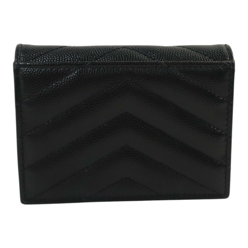 SAINT LAURENT 牛皮皮革Wallet金扣錢包-1