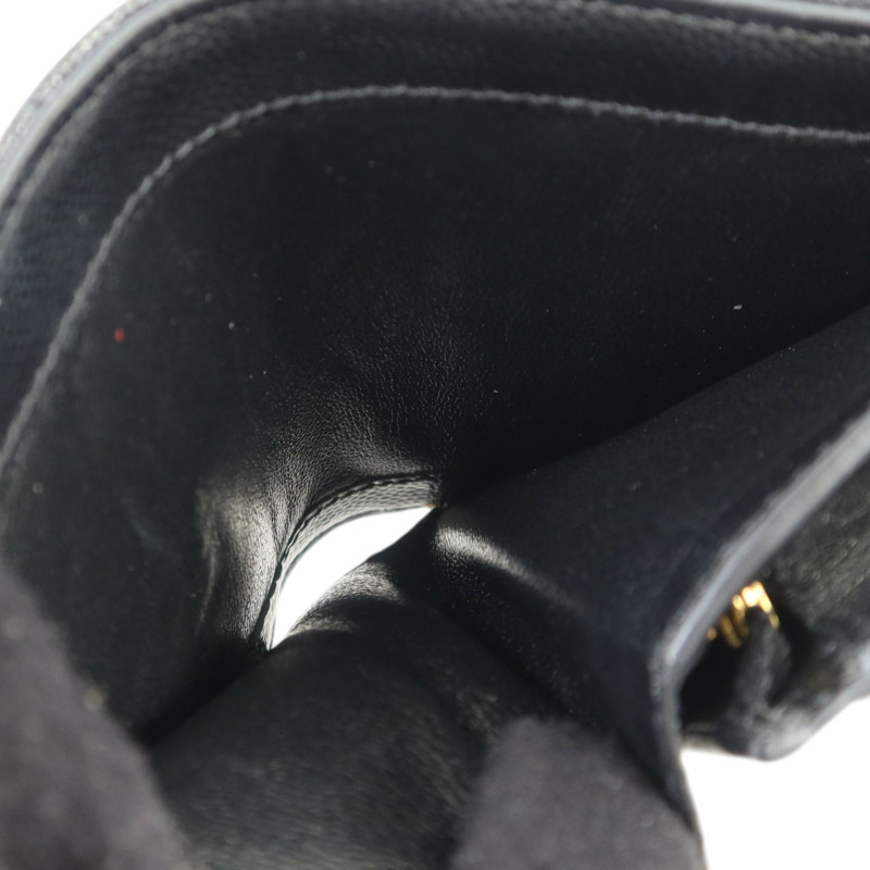 SAINT LAURENT 牛皮皮革Wallet金扣錢包-5