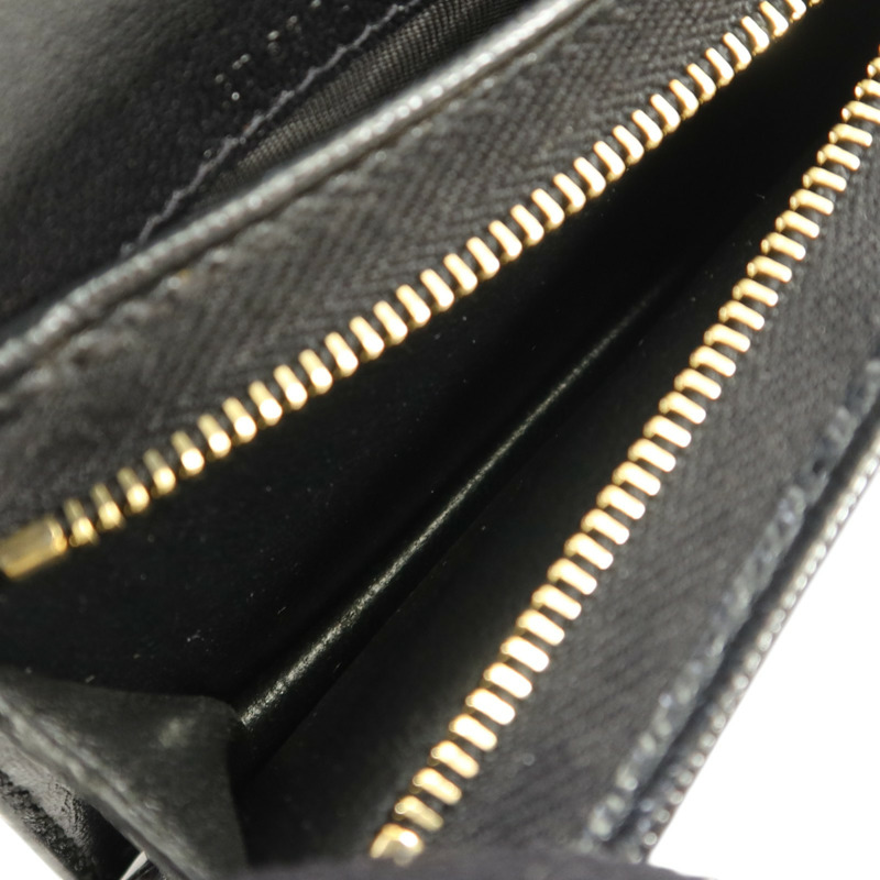 SAINT LAURENT 牛皮皮革Wallet金扣錢包-6