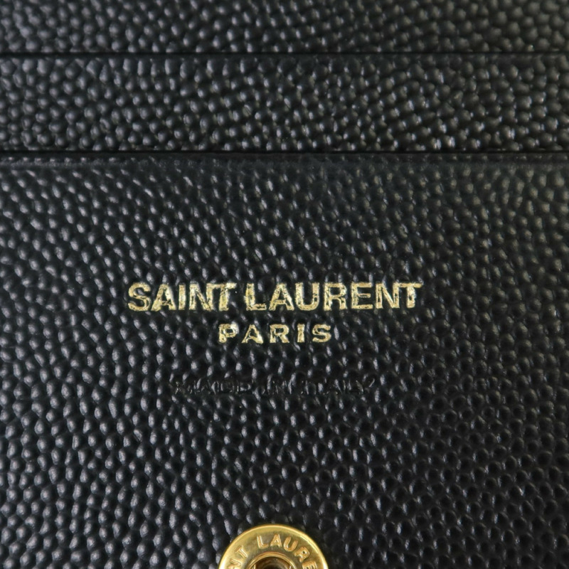 SAINT LAURENT 牛皮皮革Wallet金扣錢包-7