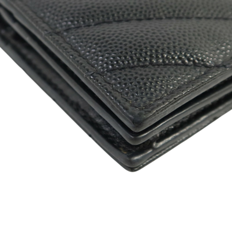 SAINT LAURENT 牛皮皮革Wallet金扣錢包-10