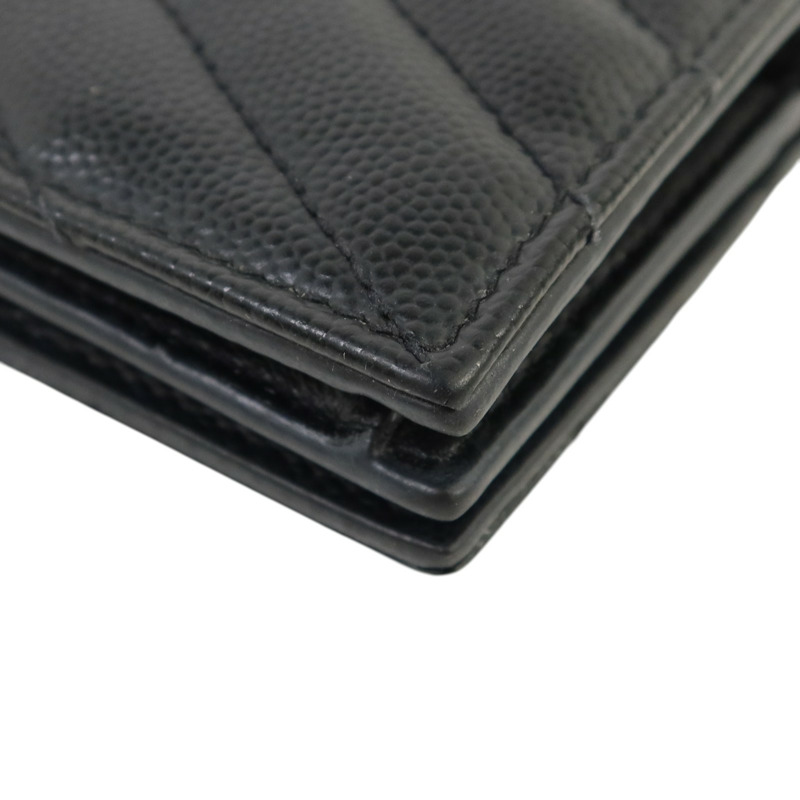 SAINT LAURENT 牛皮皮革Wallet金扣錢包-13