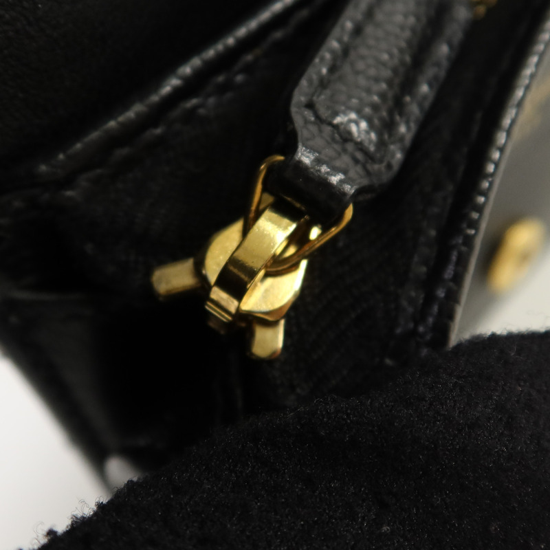 SAINT LAURENT 牛皮皮革Wallet金扣錢包-15