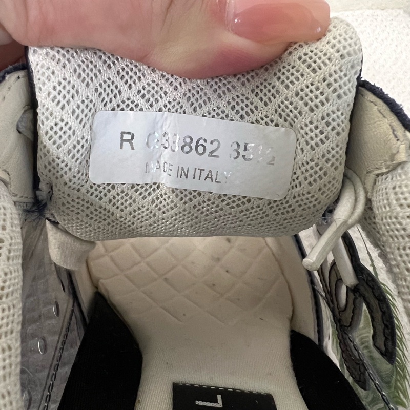 98新 香奈兒/Chanel 漢堡系列藍色透明熊貓血女休閒鞋運動鞋 碼數35.5-3