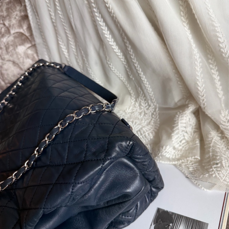 香奈兒經典款鏈條托特包 購物包 手提包 鏈條chanel chain tote bav-23