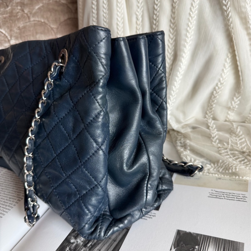 香奈兒經典款鏈條托特包 購物包 手提包 鏈條chanel chain tote bav-25