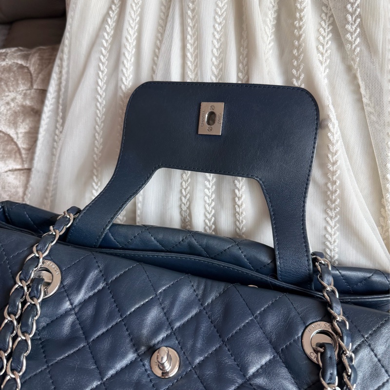 香奈兒經典款鏈條托特包 購物包 手提包 鏈條chanel chain tote bav-28