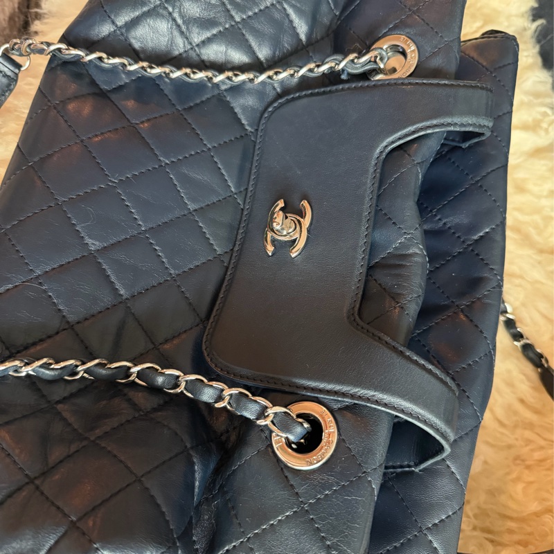 香奈兒經典款鏈條托特包 購物包 手提包 鏈條chanel chain tote bav-9