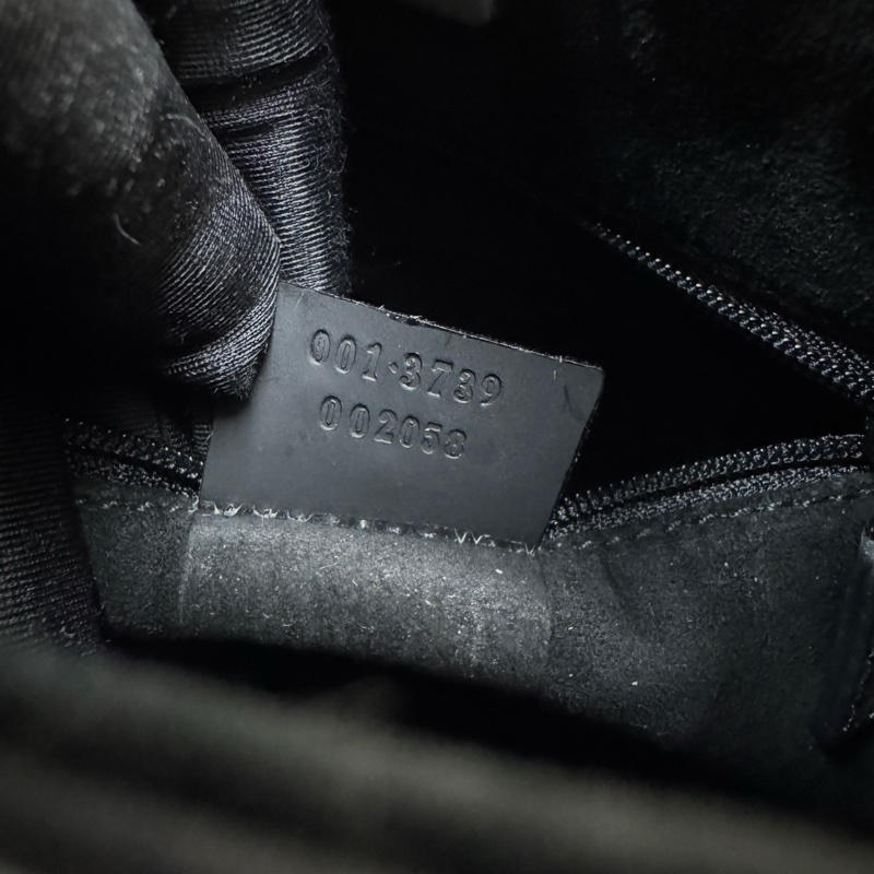 Gucci 中古竹柄包 黑配紅高級感十足-7