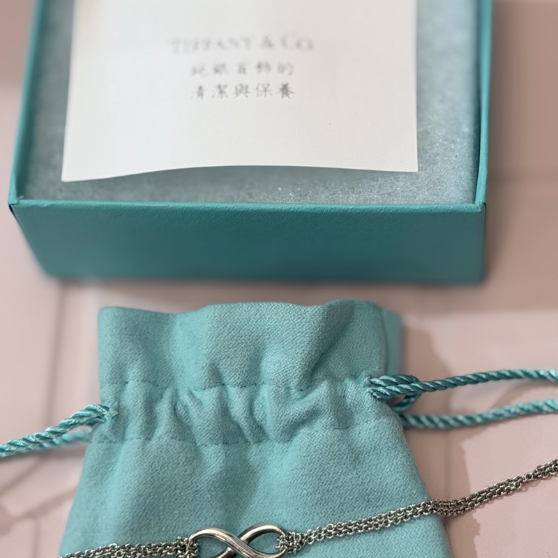 🌟TIFFANY&CO.經典無限♾️系列925純銀雙鍊手鍊-0