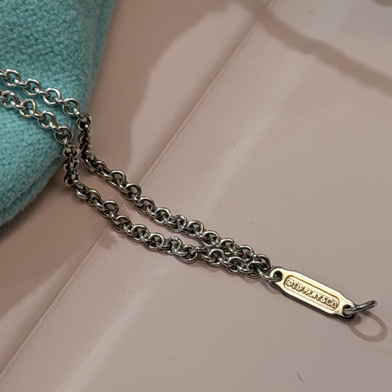 🌟TIFFANY&CO.經典無限♾️系列925純銀雙鍊手鍊-7