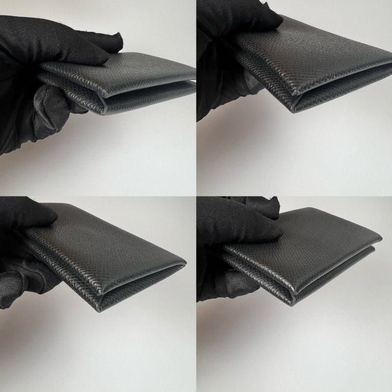 HERMES W刻 黑CALVI卡包-8