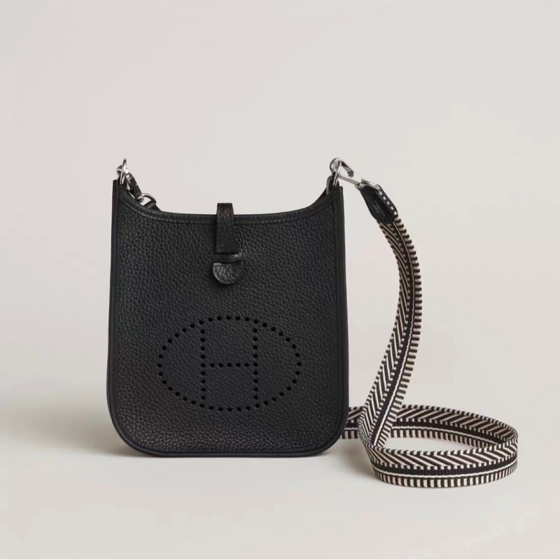 🈶2025購證k刻❤️ 愛馬仕 #evelyne #mini #黑色 #銀扣-1