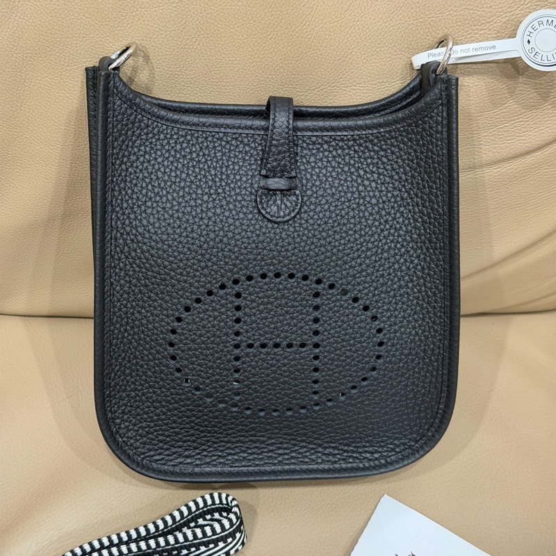 🈶2025購證k刻❤️ 愛馬仕 #evelyne #mini #黑色 #銀扣-5