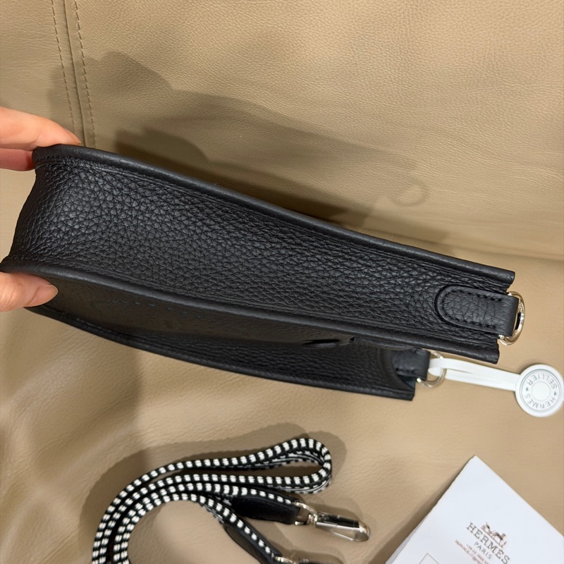 🈶2025購證k刻❤️ 愛馬仕 #evelyne #mini #黑色 #銀扣-7