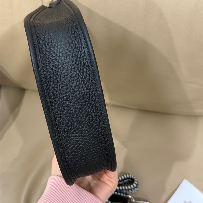 🈶2025購證k刻❤️ 愛馬仕 #evelyne #mini #黑色 #銀扣-9