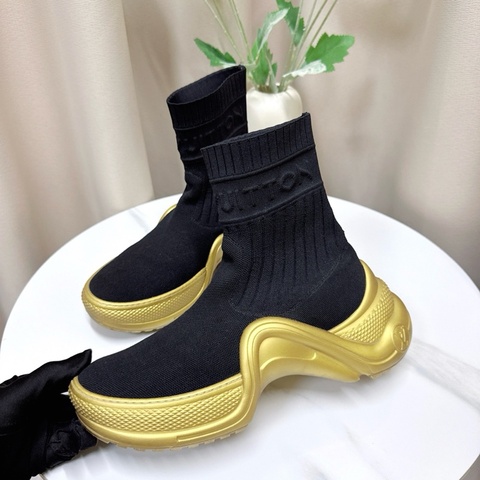 98新 LV 黑色襪靴 36.5碼