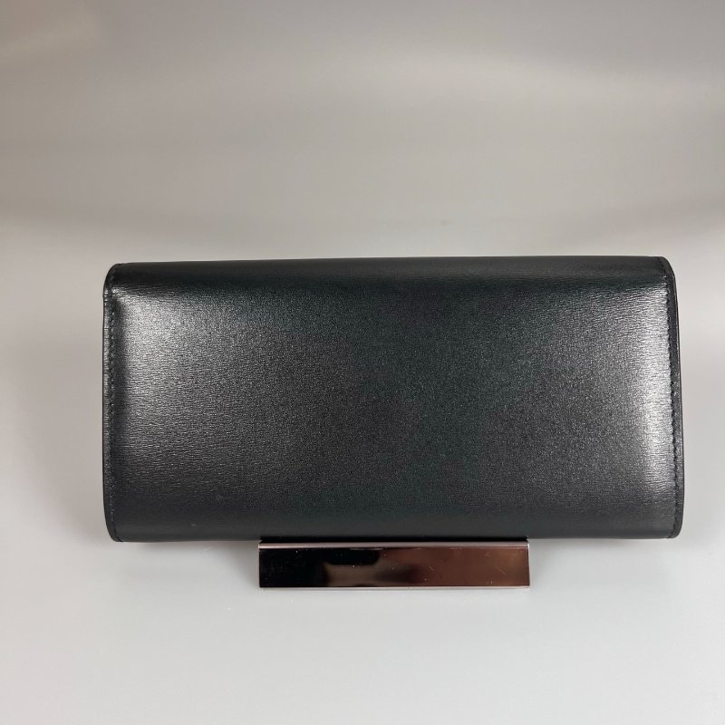 CELINE  黑凱旋門掀蓋長夾-1