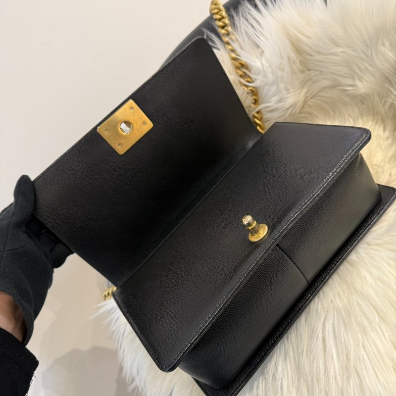 香奈兒 香奈兒黑金荔枝BOY 芯片-2