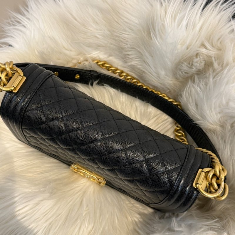 香奈兒 香奈兒黑金荔枝BOY 芯片-4