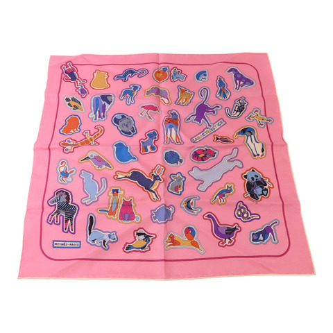 HERMES 【Hermes Fair】絲質Scarf 40x40絲巾