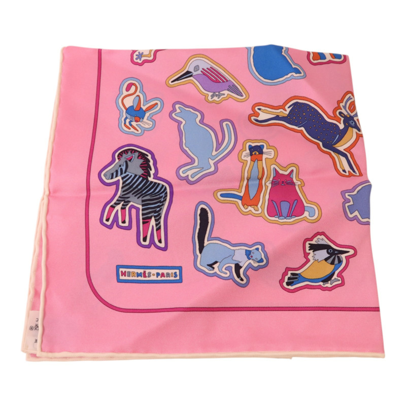 HERMES 絲質Scarf 40x40絲巾-1