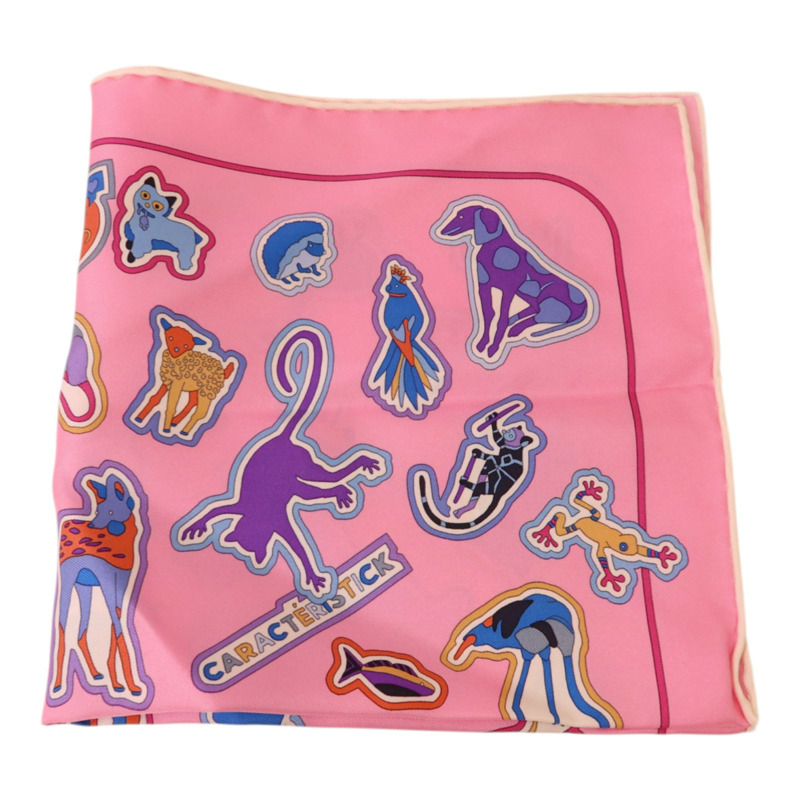 HERMES 絲質Scarf 40x40絲巾-3