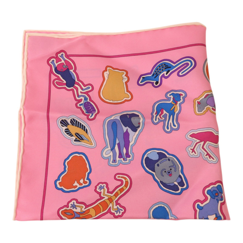 HERMES 絲質Scarf 40x40絲巾-4