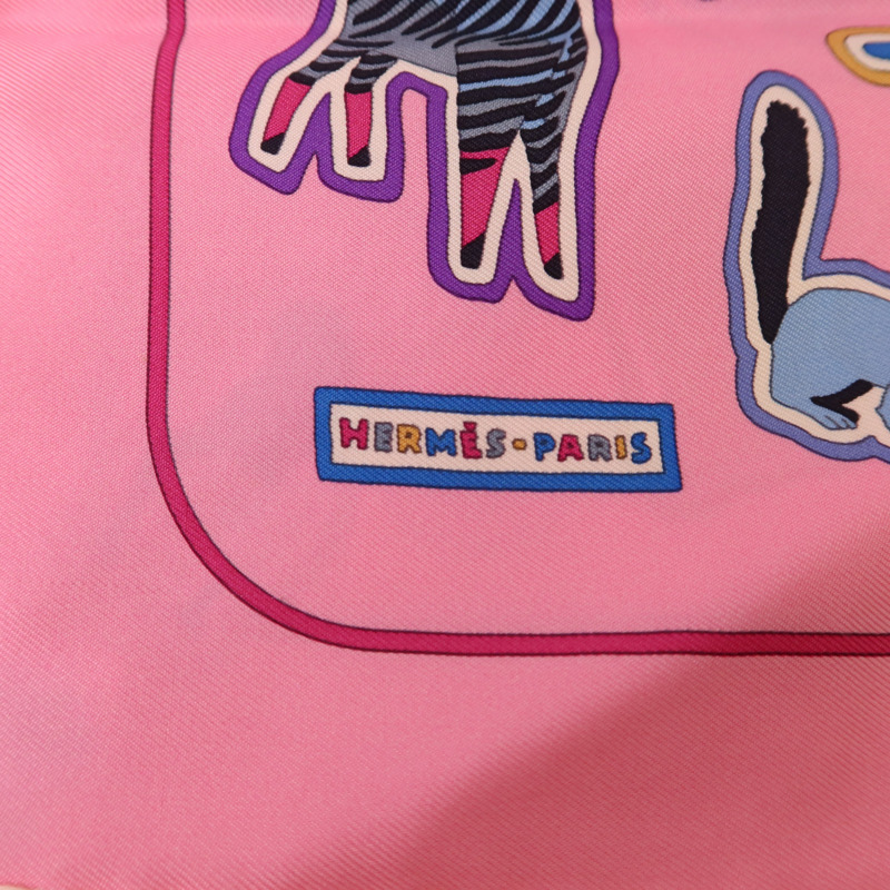 HERMES 絲質Scarf 40x40絲巾-5
