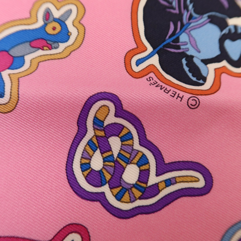 HERMES 絲質Scarf 40x40絲巾-6