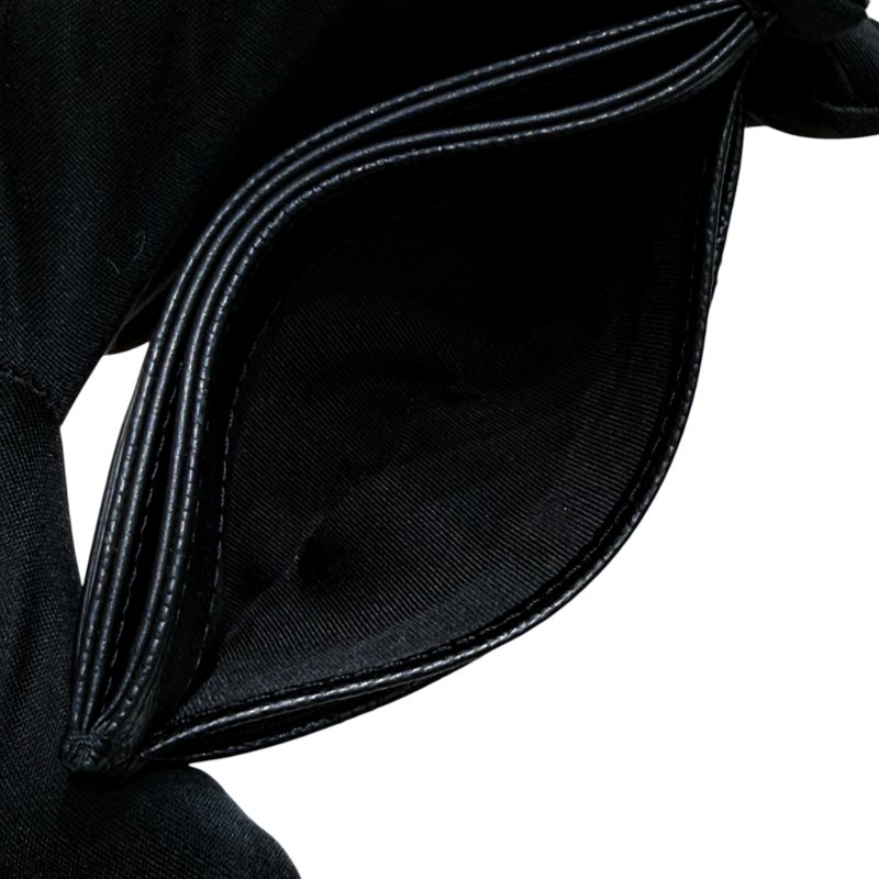 CHANEL 香奈兒 A81457 CC Filigree 荔枝牛皮 卡片夾 黑色 淡金釦-6