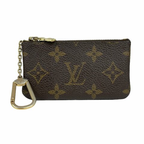 LOUIS VUITTON 老花 拉鏈鑰匙扣卡包